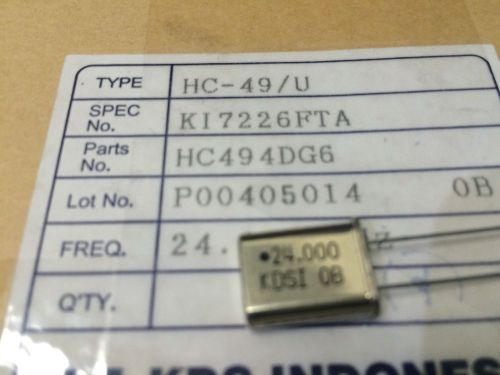 HC494DG6 24.000MHZ  OSCILLATORS  LOT OF 25