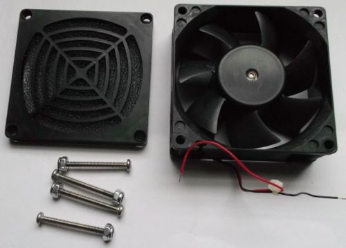 Matsushita Panaflo FBA08A12H Brushless Fan 12V DC 0.25A w/ Filter &amp; Screws