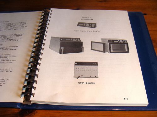 Saunders &amp; Associates 4250 / 4250A Temperature Test Chamber Maintenance Manual