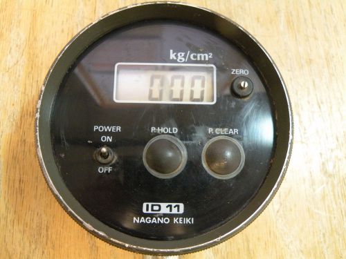 Nagano Keiki 4&#034; Digital Pressure Indicator Gauge ID-11