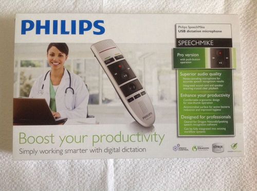 Philips SpeechMike Pro USB Dictation Microphone Pro Version