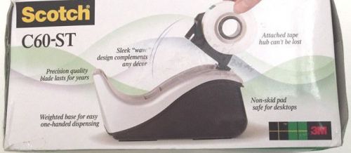 Scotch C60-st Tape Dispenser Black Silver