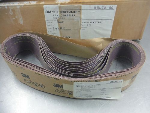 3M 241E Three M Ite RB Cloth Belts Qty40 180XE 2&#034; x 30&#034; (LOC1871B)