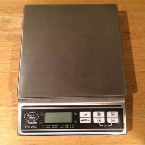 Accu-Weigh Yamato Digital Food Scale Food Portion MSRP $229.99! SPC-2002! 4lb