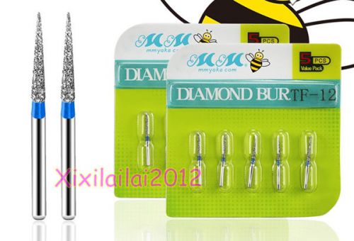 Durable 100pc/set Dental Diamond Burs for High Speed Handpiece Medium FG 1.6mm