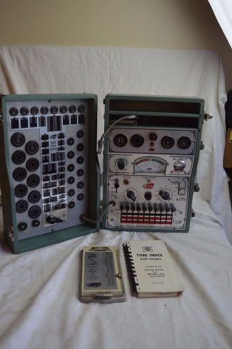 VINTAGE  SECO MODEL 107 TUBE TESTER HAM RADIO W/MANUALS FREE SHIP 107A