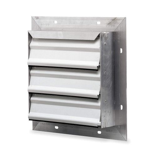 18&#034; Backdraft Damper / Wall Shutter, 18-1/2&#034; x 18-1/2&#034; Opening Required