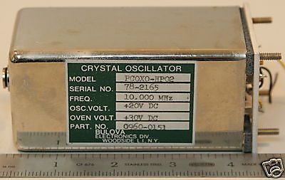 HP0960-0151/Bulova PC0X0-HP02 Crystal Oscillator 10 MHz