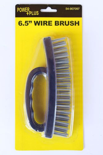 6.5 inch Heavy Duty Steel Wire Brush/ Plastic Grip