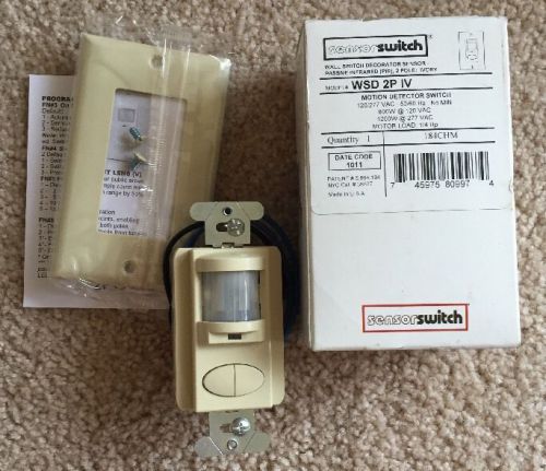 Sensorswitch WSD 2P IV Motion Detector Switch 120/277vac