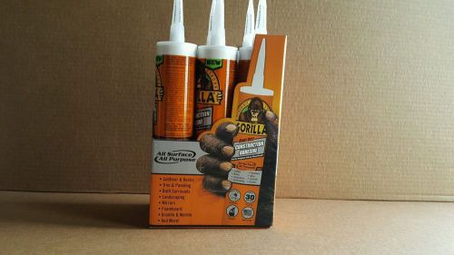 9-OUNCE Gorilla Heavy-Duty Construction Adhesive. Price = per tube.