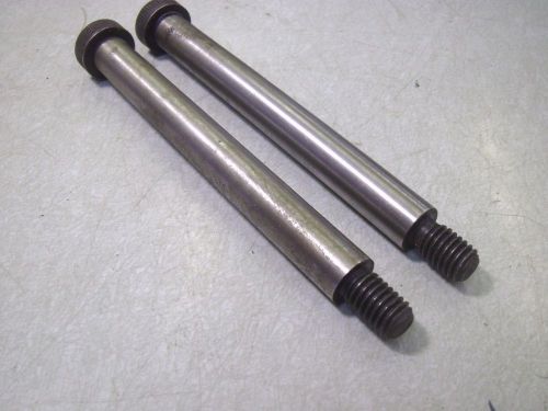 (2) 1/2 X 4 1/2 SHOULDER SCREW 3/8-16 THREADS BLACK OXIDE STEEL #58854