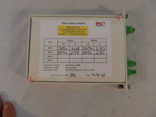 New Fiber Instrument Sales Inc. Custom Fiber Optic Coupler Tan 31229