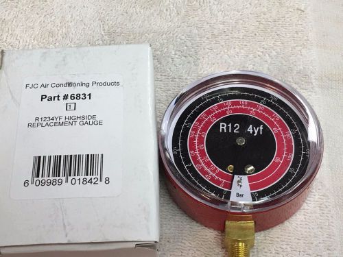 FJC 6831 R1234YF High Side Replacement Gauge, F &amp; C, PSI &amp; Bar