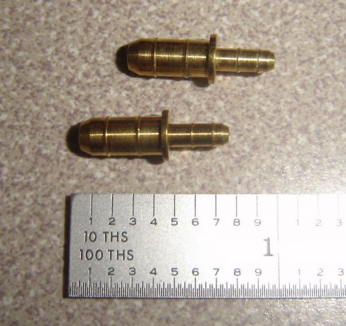 Lot of 2 PARKER Dubl-Barb, 22-4-5/32 Brass Union Reducer 1/4 x 5/32, .170 x .096