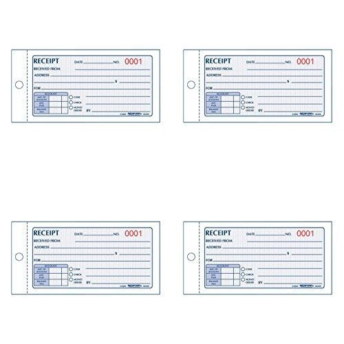 Rediform Small Money Receipt Book, 5 x 2-3/4, Carbonless Duplicate, 50