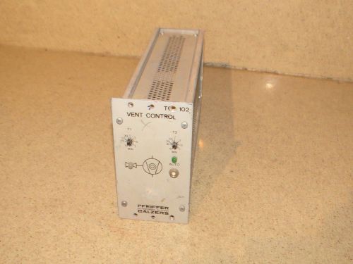 ** PFEIFFER BALZERS VENT CONTROL TCF 102 (BB)