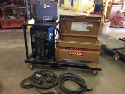 2007 Miller Pipe Pro 450 RFC Welder w/ 12RC Suitcase Feeder on Cart 907296