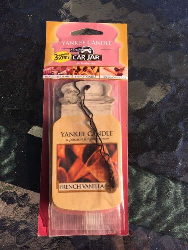 Yankee Candle Classic Housewarmer Car Jar Air Fresheners 3pc Cozy Home 1164304