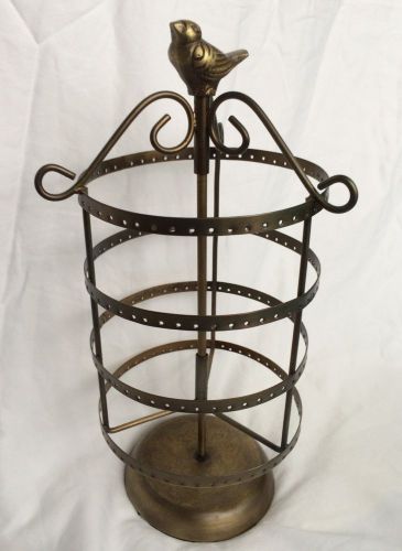 Urban Outfitters Spinning Bird Jewelry Stand Holder - Color: Bronze Copper