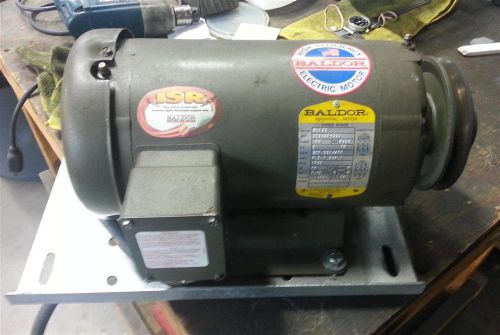 Baldor Industrial Motor, Electric 3HP, Cat # M3611, 208-230V, 460V, 3 Phase