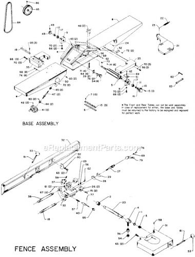 Delta Crescent 8&#034; jointer 37-301 Head Bearings (2)