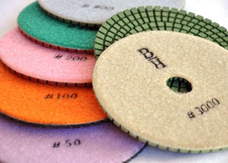 Buddy rhodes concrete countertop diamond polishing pads for sale