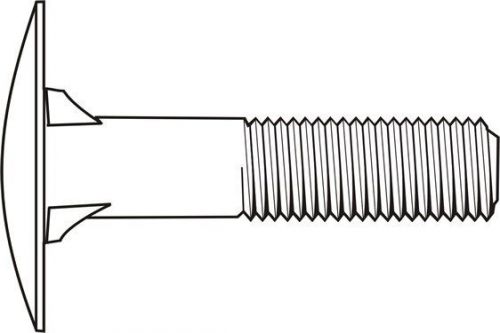 3/4&#034;-10 x 18&#034;6&#034;thd coarse a307 grade a timber bolt hot dip galvanized pk 7 for sale