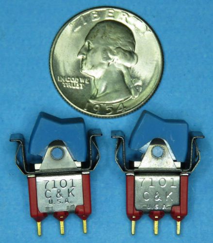 C&amp;K 7101 ON/ON SP 0.4VA Max Miniature Rocker Switch 2PCS