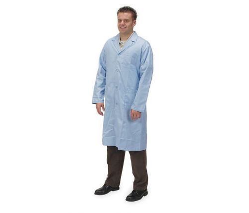 4tvp6 collared lab coat, male, s, light blue *13b* for sale