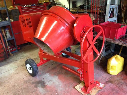 Stow 6 CF Concrete Mixer MultiQuip Bartell Packer Electric Start 8 HP Gas motor