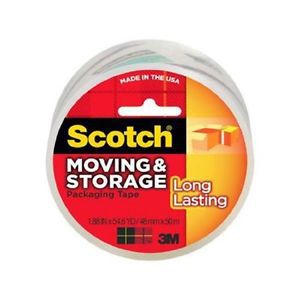 3M 3650 1.88 x 54.6-Yard Clear Storage Tape - Quantity 1