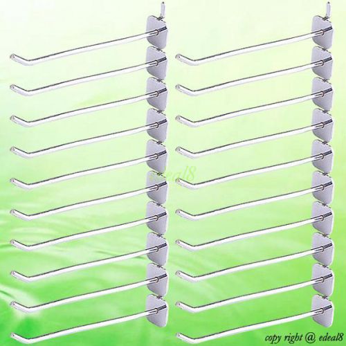 20x peg board slatwall shop hook organizer pegboard shelf assortment hanger 5.5&#034; for sale