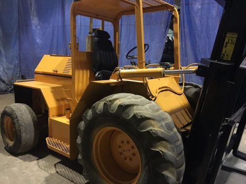 Used 10,000# Master Craft MC/M-10-242 Rough Terrain Diesel Forklift Hilo Hi-Lo