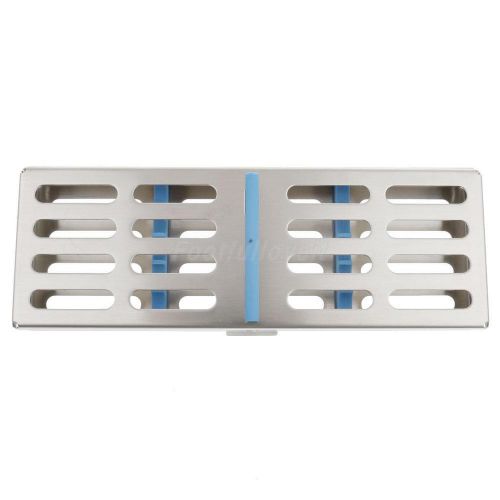 STERILIZATION CASSETTE RACK DISINFECTION TRAY BOX HOLD 5 DENTAL INSTRUMENTS