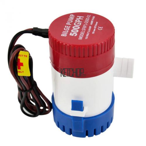 Hot 12v  lenzpumpe 500gph / 1900lph bilgepumpe boat bilge water pump kecp for sale