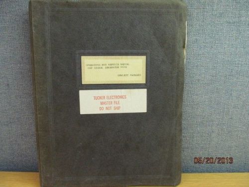 Agilent/HP 616B UHF Signal Generator Operating &amp; Service Manual/schematics 226-