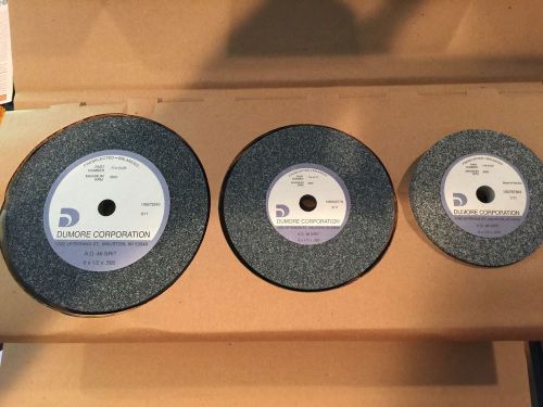 Dumore Grinding Wheels, Set Of Three