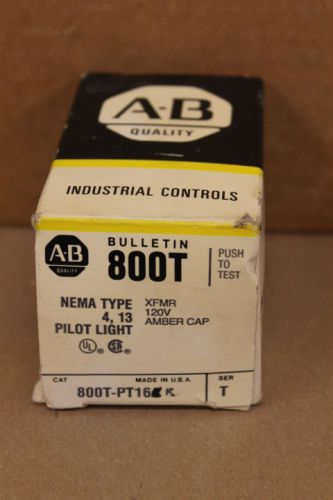 ALLEN-BRADLEY 800T-PT16 RED PUSH BUTTON