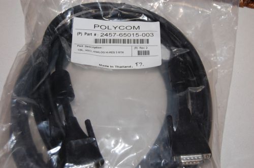 Polycom, 2457-65015-003, CBL, HDCI, Analog HI-RES 3 MTR (9.84&#039;).