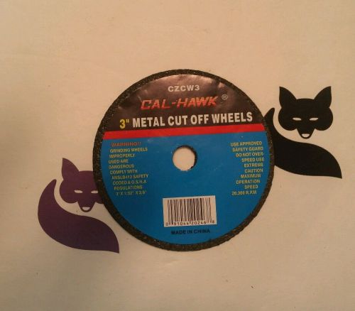 14 - 3&#034; cut off wheel for metal cutting disc grinders 1/32&#034; thickness 3/8&#034; arbor for sale