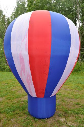 Promotional Advertising Inflatable Hot Air Balloon-Red,White &amp; Blue, NOW OPEN