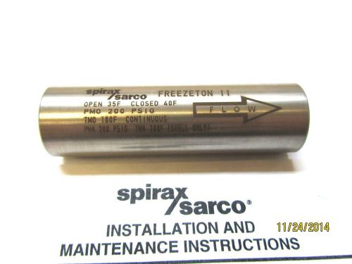 1/2&#034; SARCO FREEZETON II FREEZE PROTECTION VALVE, 200PSI, NPT, BRAND NEW