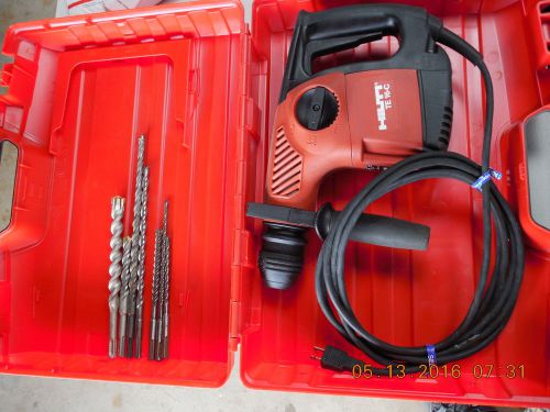 Hilti - Rotary Hammer Drill  TE 16C - w/Hard Case &amp; Bits - Free Shipping! (585)