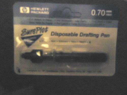 BLACK HEWLETT PACKARD SUREPLOT 0.70 mm DISPOSABLE DRAFTING PEN