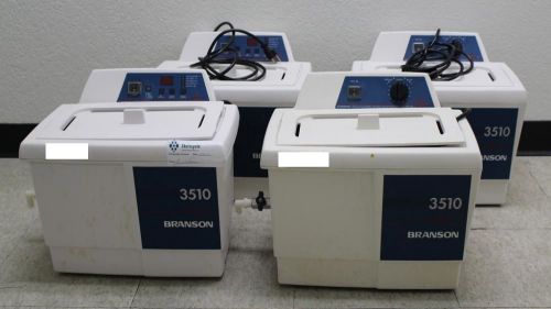 Lot of (4) Branson 3510 Ultrasonic Cleaners