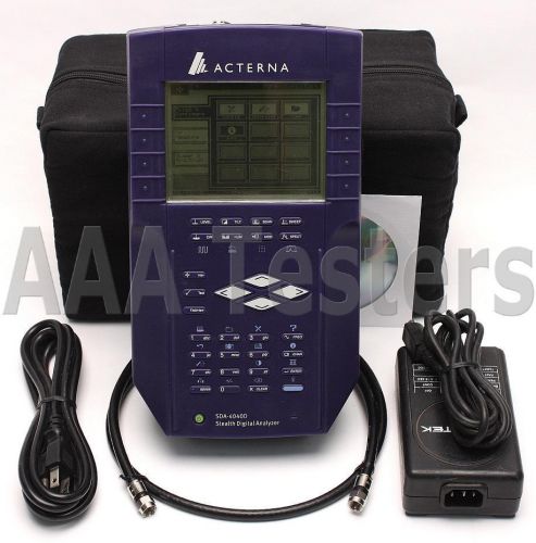 Acterna Wavetek JDSU SDA-4040D CATV Stealth Digital Analyzer SDA 4040D