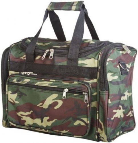 World traveler green camo duffle bag 16-inch for sale