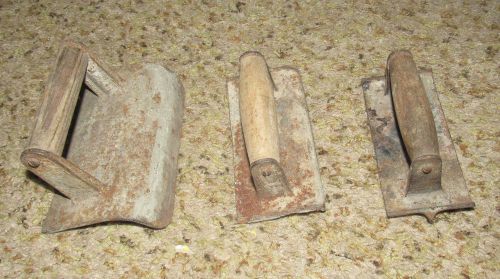 Vintage Milescraft /Groove Trowel/Edgers Lot Of 3 / Concrete Tools