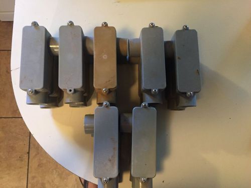 Carlon 1&#034;  Conduit Bodies 6 - LLs and 8 - LRs